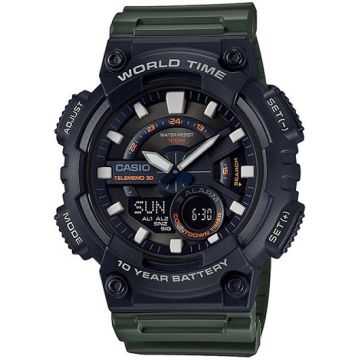 Мъжки дигитален часовник Casio - Casio Collection - AEQ-110W-3AVDF