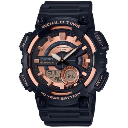 Мъжки дигитален часовник Casio - Casio Collection - AEQ-110W-1A3VDF