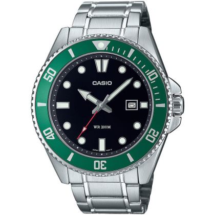 Мъжки аналогов часовник Casio Diving - MDV-107D-3AVEF