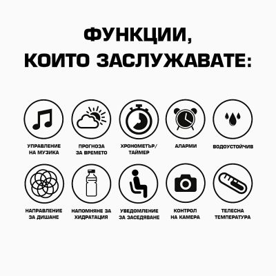 Мъжки смарт часовник Sekonda Active - S-1909.00