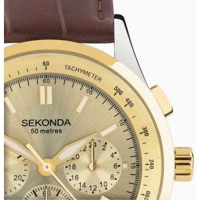 Мъжки аналогов часовник Sekonda Racer Chronograph - S-30110.00
