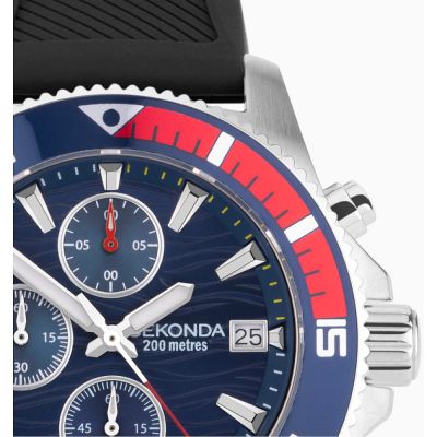 Мъжки аналогов часовник Sekonda Pacific Wave Chronograph - S-30114.00