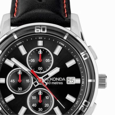 Мъжки часовник Sekonda Midnight Chronograph - S-30206.00