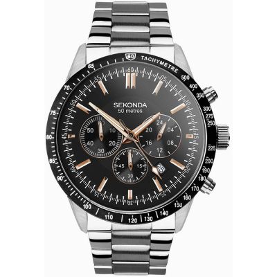 Мъжки аналогов часовник Sekonda Velocity Chronograph - S-30023.00