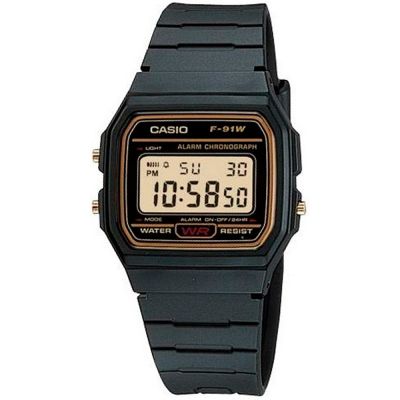 Унисекс дигитален часовник Casio - Casio Collection - F-91WG-9QHDF