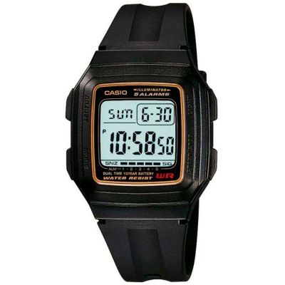 Мъжки дигитален часовник Casio - Casio Collection - F-201WA-9ADF