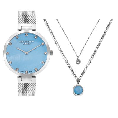 Комплект дамски часовник и колие Lee Cooper LC07806.390