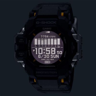 Мъжки часовник Casio G-Shock Rangeman GPS Solar - GPR-H1000-1ER