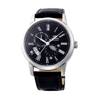 Мъжки автоматичен часовник Orient Classic Automatic Sun and Moon - RA-AK0010B