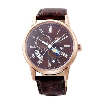 Мъжки автоматичен часовник Orient Classic Automatic Sun and Moon - RA-AK0009T