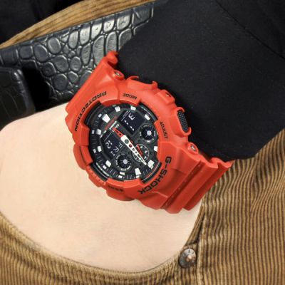 Мъжки часовник CASIO G-SHOCK - GA-100B-4AER