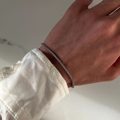 Ръчно изработена гривна SONYA от 925-каратово сребро - BRCLT-SONYA-SLVR