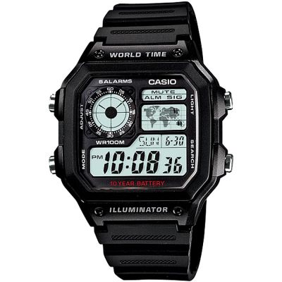 Мъжки дигитален часовник Casio - Casio Collection - AE-1200WH-1AVDF