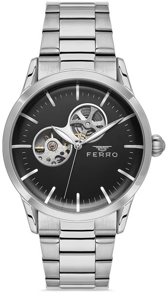 Мъжки часовник Ferro Open Heart - F31445A-A2
